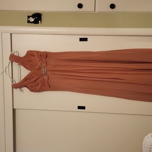 Pink Chiffon Gown by Allure Brides